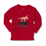 Baby Clothes Future Paleontologist Profession and Dinosaur Skull and Skeleton - Cute Rascals