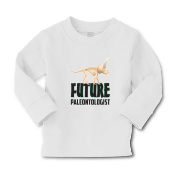 Baby Clothes Future Paleontologist Profession and Dinosaur Skull and Skeleton