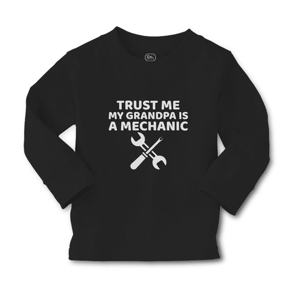 Baby Clothes Trust Me My Grandpa Is A Mechanic with Tools Boy & Girl Clothes - Cute Rascals