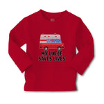Baby Clothes My Uncle Saves Lives Profession Firefighter and Working Vehicle - Cute Rascals