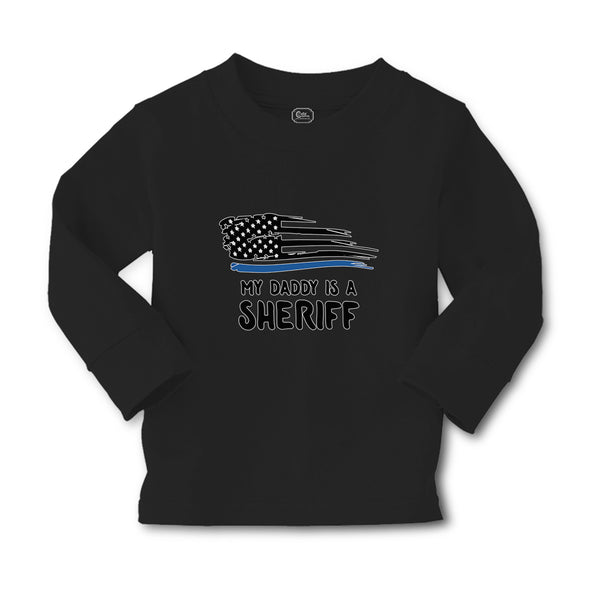 Baby Clothes My Daddy Is A Sheriff Country Police Flag Boy & Girl Clothes Cotton - Cute Rascals