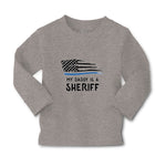 Baby Clothes My Daddy Is A Sheriff Country Police Flag Boy & Girl Clothes Cotton - Cute Rascals
