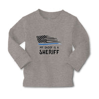 Baby Clothes My Daddy Is A Sheriff Country Police Flag Boy & Girl Clothes Cotton - Cute Rascals