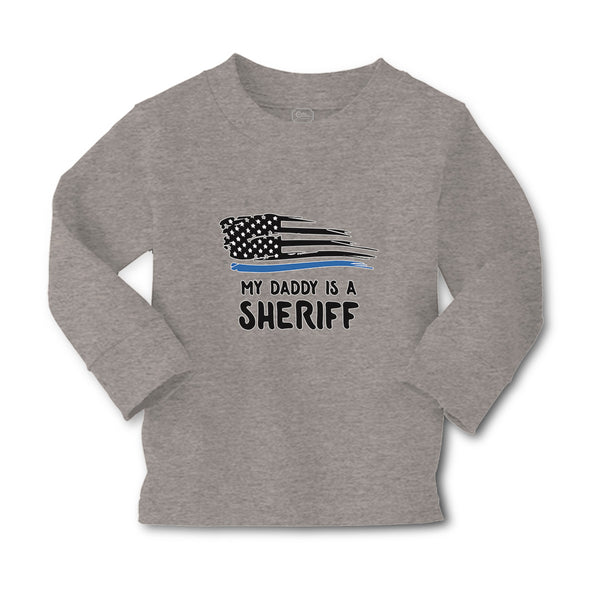 Baby Clothes My Daddy Is A Sheriff Country Police Flag Boy & Girl Clothes Cotton - Cute Rascals