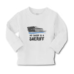 Baby Clothes My Daddy Is A Sheriff Country Police Flag Boy & Girl Clothes Cotton - Cute Rascals