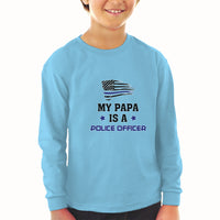 Baby Clothes My Papa Is A Police Officer Country Flag and Star Cotton - Cute Rascals