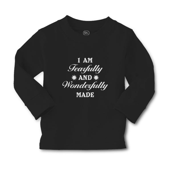 Baby Clothes I Am Fearfully and Wonderfully Made Christian Bible Words Cotton - Cute Rascals