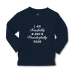 Baby Clothes I Am Fearfully and Wonderfully Made Christian Bible Words Cotton - Cute Rascals