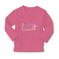 Baby Clothes I Will Praise The Lord with My Whole Heart Religious Cross Cotton - Cute Rascals