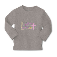 Baby Clothes I Will Praise The Lord with My Whole Heart Religious Cross Cotton - Cute Rascals