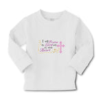 Baby Clothes I Will Praise The Lord with My Whole Heart Religious Cross Cotton - Cute Rascals