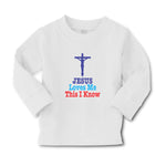 Baby Clothes Jesus Loves Me This I Know Cross Boy & Girl Clothes Cotton - Cute Rascals