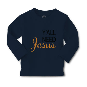 Baby Clothes Y'All Need Jesus Style A Christian Jesus God Boy & Girl Clothes