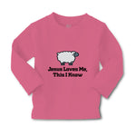 Baby Clothes Jesus Loves Me This I Know Christian Jesus God Style C Cotton - Cute Rascals