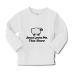 Baby Clothes Jesus Loves Me This I Know Christian Jesus God Style C Cotton - Cute Rascals