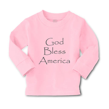 Baby Clothes God Bless America Christian Jesus God Boy & Girl Clothes Cotton