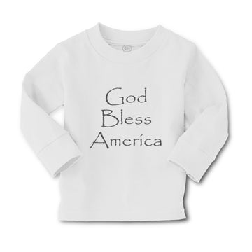 Baby Clothes God Bless America Christian Jesus God Boy & Girl Clothes Cotton