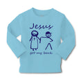 Baby Clothes Jesus Got My Back Christian Jesus God Boy & Girl Clothes Cotton