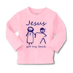 Baby Clothes Jesus Got My Back Christian Jesus God Boy & Girl Clothes Cotton - Cute Rascals