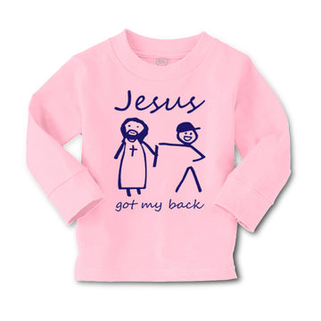 Baby Clothes Jesus Got My Back Christian Jesus God Boy & Girl Clothes Cotton
