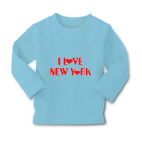 Baby Clothes I Love New York Valentines Love Boy & Girl Clothes Cotton - Cute Rascals