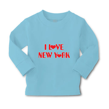 Baby Clothes I Love New York Valentines Love Boy & Girl Clothes Cotton