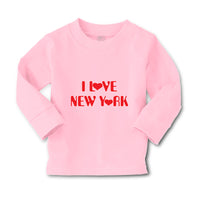 Baby Clothes I Love New York Valentines Love Boy & Girl Clothes Cotton - Cute Rascals