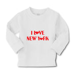 Baby Clothes I Love New York Valentines Love Boy & Girl Clothes Cotton - Cute Rascals