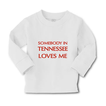 Baby Clothes Somebody in Tennessee Loves Me Boy & Girl Clothes Cotton