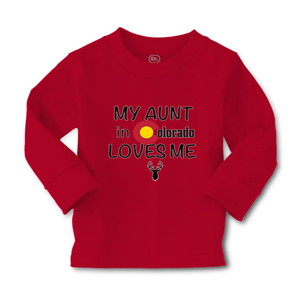 Baby Clothes My Aunt in Colorado Loves Me Valentines Love Boy & Girl Clothes - Cute Rascals