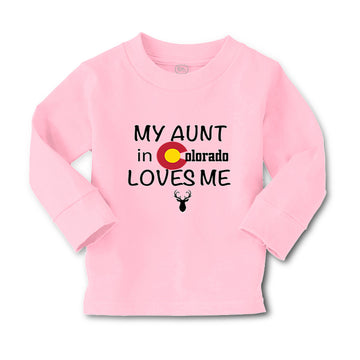 Baby Clothes My Aunt in Colorado Loves Me Valentines Love Boy & Girl Clothes