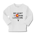 Baby Clothes My Aunt in Colorado Loves Me Valentines Love Boy & Girl Clothes