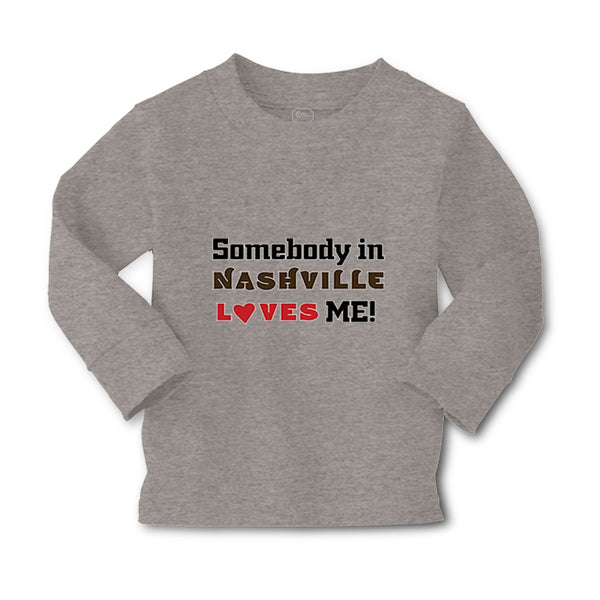 Baby Clothes Somebody in Nashville Loves Me Boy & Girl Clothes Cotton - Cute Rascals