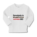 Baby Clothes Somebody in Nashville Loves Me Boy & Girl Clothes Cotton