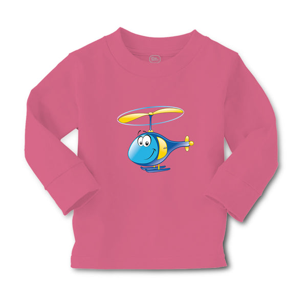 Baby Clothes Little Helicopter Smiling Cars & Transportation Helicopter Cotton - Cute Rascals