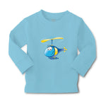 Baby Clothes Little Helicopter Smiling Cars & Transportation Helicopter Cotton - Cute Rascals