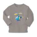 Baby Clothes Little Helicopter Smiling Cars & Transportation Helicopter Cotton
