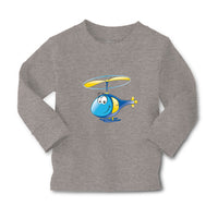 Baby Clothes Little Helicopter Smiling Cars & Transportation Helicopter Cotton - Cute Rascals