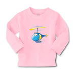 Baby Clothes Little Helicopter Smiling Cars & Transportation Helicopter Cotton - Cute Rascals