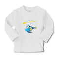 Baby Clothes Little Helicopter Smiling Cars & Transportation Helicopter Cotton