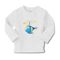 Baby Clothes Little Helicopter Smiling Cars & Transportation Helicopter Cotton - Cute Rascals