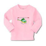 Baby Clothes Helicopter with Face Green Cars & Transportation Helicopter Cotton - Cute Rascals