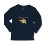 Baby Clothes Helicopter with Face Orange Cars & Transportation Helicopter Cotton - Cute Rascals