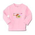 Baby Clothes Helicopter with Face Orange Cars & Transportation Helicopter Cotton