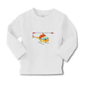 Baby Clothes Helicopter with Face Orange Cars & Transportation Helicopter Cotton