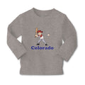 Baby Clothes Colorado Boy Playing Baseball Sport Bat and Ball Boy & Girl Clothes