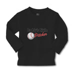 Baby Clothes Daddy's Little Picther Sport Baseball Boy & Girl Clothes Cotton - Cute Rascals