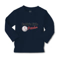 Baby Clothes Daddy's Little Picther Sport Baseball Boy & Girl Clothes Cotton