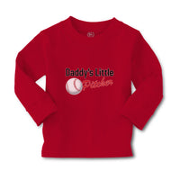 Baby Clothes Daddy's Little Picther Sport Baseball Boy & Girl Clothes Cotton - Cute Rascals