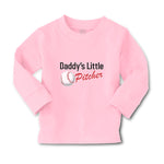 Baby Clothes Daddy's Little Picther Sport Baseball Boy & Girl Clothes Cotton - Cute Rascals